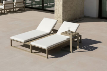 Muebles de exterior sostenibles hechos junto a la Sierra Mariola